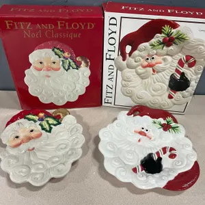 Santa Canapé Plates (T3)