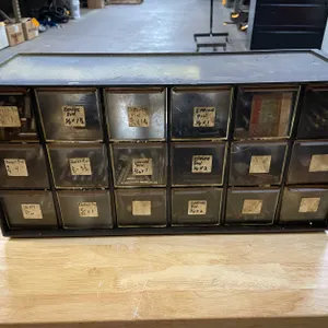 18 Drawer Organizer with Steel Dowel Pin Assortment (PR2)