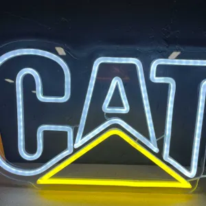 Caterpillar LED Neon Style Sign (T6)