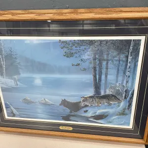 Ervin Molnar "The Crossing" Framed Print (T4)