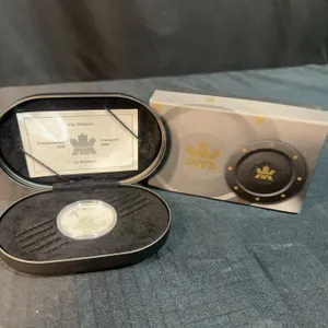 2000 Canada $20 The Bluenose Hologram Silver Coin in Case with COA