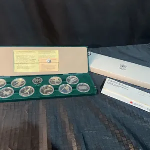 1988 Calgary Olympic $20 Silver Coin Set Royal Canadian Mint, Proof, Complete with COA