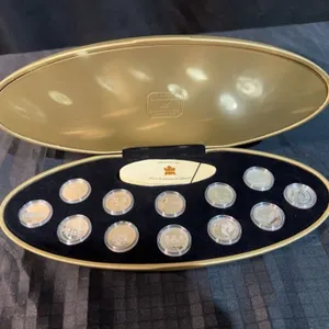 1999 Canada Millennium Sterling Silver Proof Coin Set in Royal Canadian Mint Case