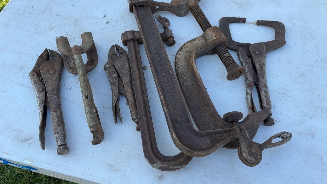 Vintage Clamps and Locking Pliers