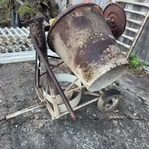 Electric Portable Cement Mixer With Gear Drive