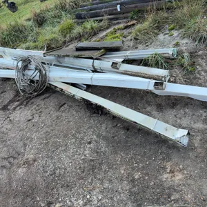 Used Metal Guardrail Sections Bundle