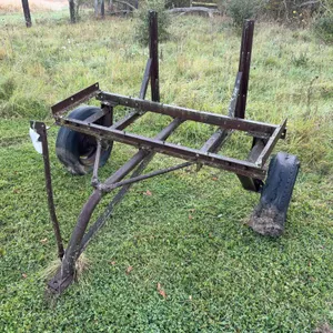 Steel Two-Wheel Utility Trailer Frame