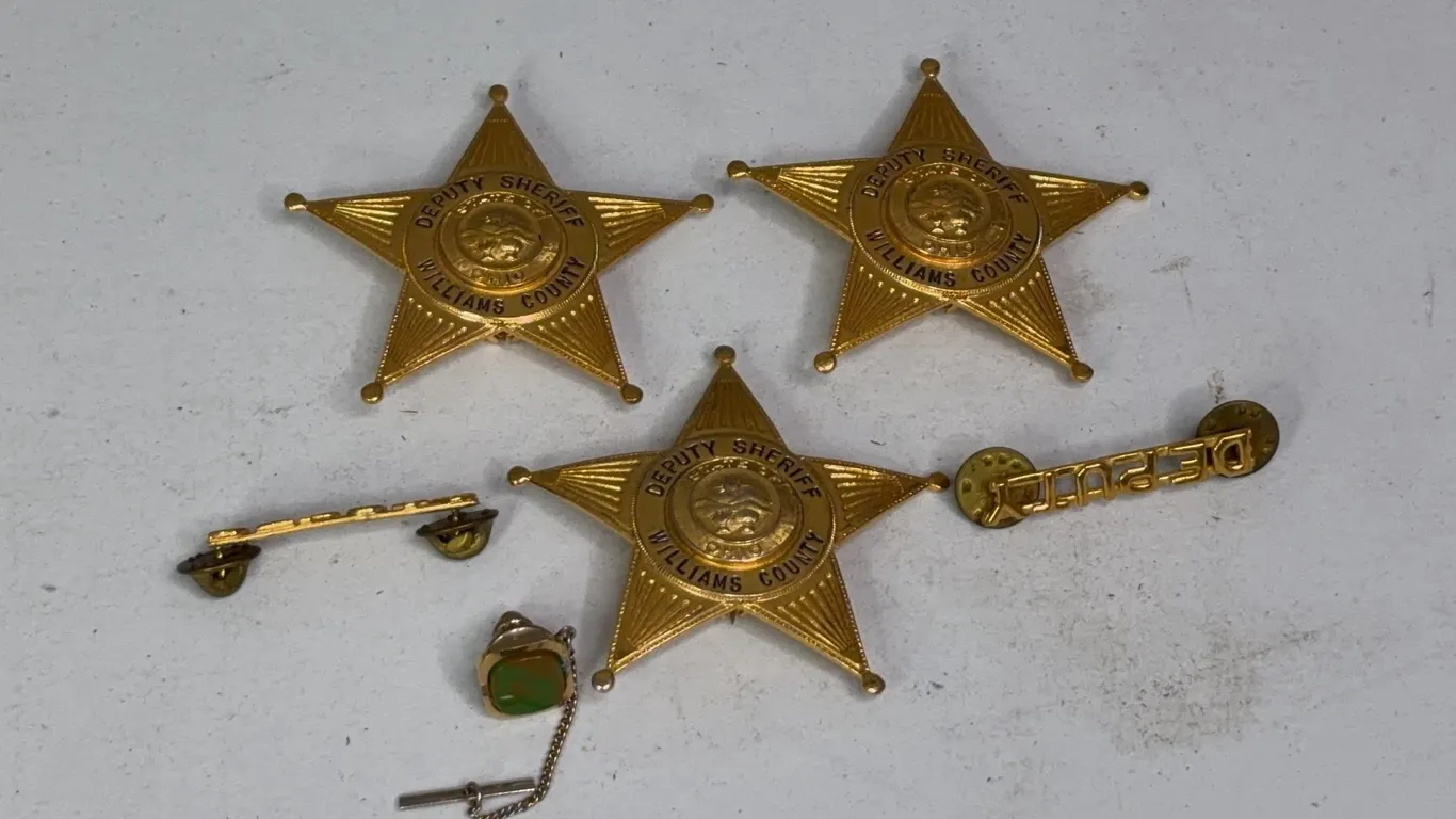 Williams County Deputy Sheriff Badge Lot