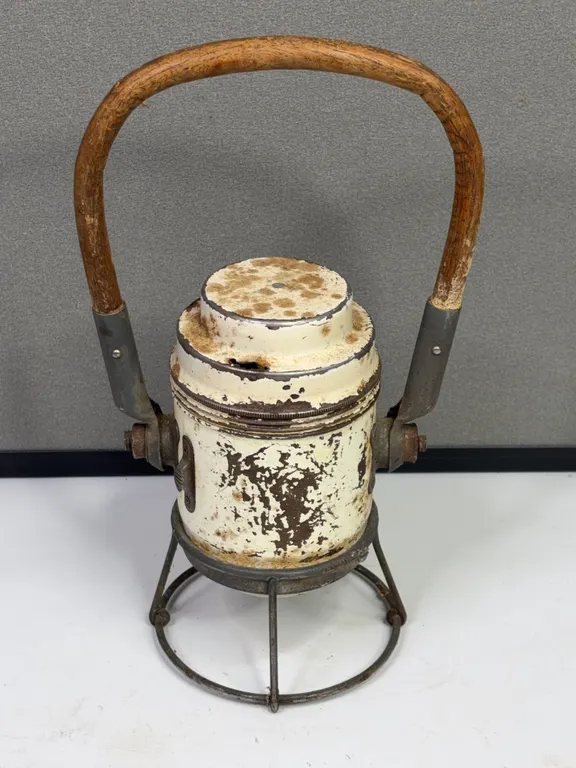 Early Metal and Wood Hand Lantern
