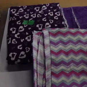 UNCLAIMED STORAGE:  BOX C/W ASSORTED SEWING MATERIAL
