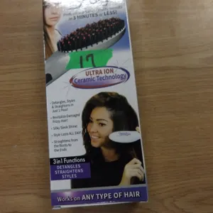 NEW:  QUICK 'N STRAIGHT HAIR BRUSH AS SEEN ON TV (MSRP $35.00)