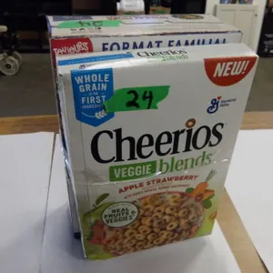 SHELF PULLS (AS IS):  VEGGIE CHEERIO BLEND CEREAL (300G) & KG BOX NATURE PATH CEREAL
