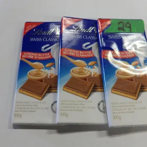 SHELF PULLS (AS IS):  SWISS MILK CHOCOLATE BARS (100G) - 3 BOXES