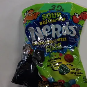 SHELF PULLS (AS IS):  SOUR CHERRY NERDS CANDY (170G) - 2 BOXES