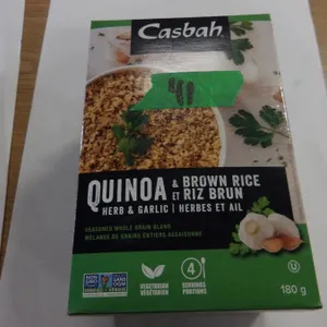 SHELF PULLS (AS IS):  QUINOA & BROWN RICE (180G X 2) & COUSCOUS GARLIC (198G X 1)