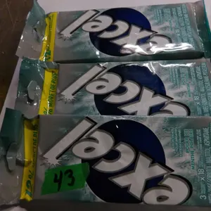 SHELF PULLS (AS IS):  EXCEL GUM (18 PACKAGES) - 3 BUNDLES
