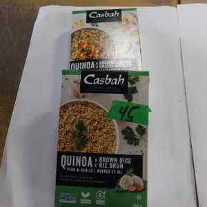 SHELF PULLS (AS IS):  QUINOA & BROWN RICE (180G) - 2 BOXES