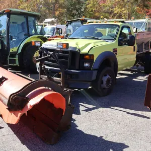 2009 Ford F-450 Super Duty Dump Truck with Plow and Sander (E#36196)