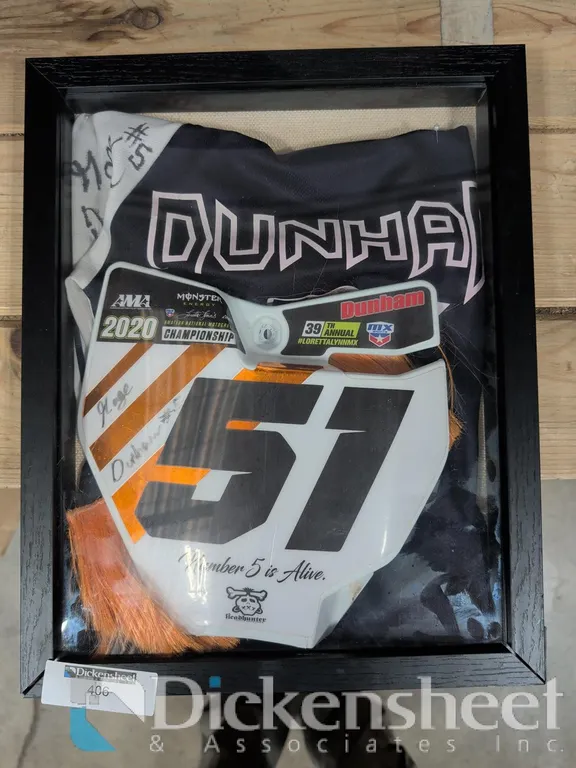 SIGNED AND FRAMED JERSEY