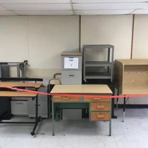File Cabinets, Desks, and Carts