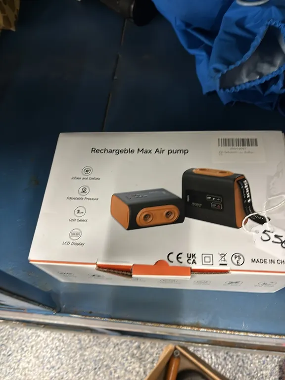 Rechargeable Max Air Pump New In Box