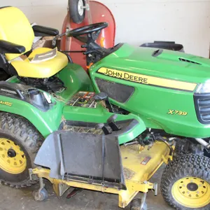 John Deere X739 Mower Tractor with Snow Blade