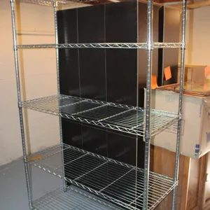 Chrome Wire Shelving Unit
