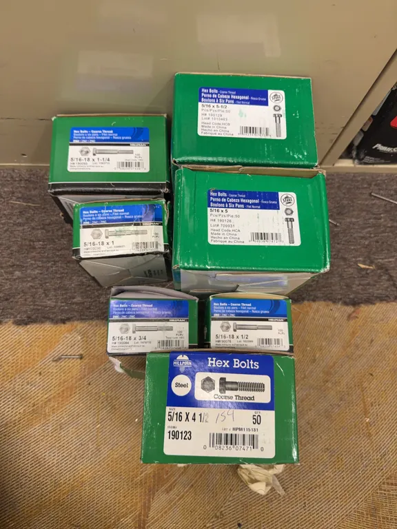 Coarse Thread Bolts