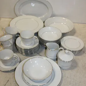 Rose China Spanish Lace Platinum Rim Dinnerware