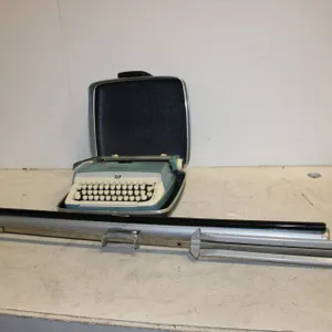 Smith-Corona Typewriter & AMC Portable Screen