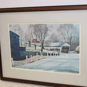 Leland McClelland Covered Bridge Print