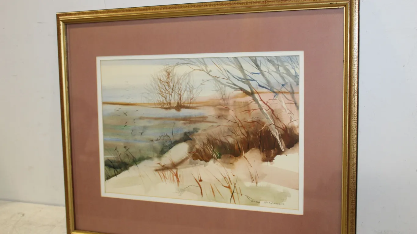Ezra Giterman Landscape Watercolor