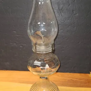 Grand Rapids Lamp Light Co. Glass Kerosene Oil Lamp