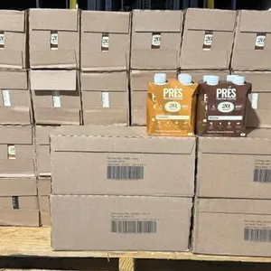 *NEW* Pallet of Pres Protein Coffee, Original/Mocha/Caramel/Vanilla, 100 Cases, Best By 12/2026 (6)