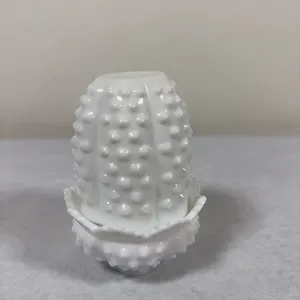 Fenton Milk Glass Hobnail Fairy Lamp