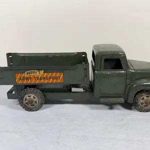 1950's Pressed Steel Buddy L Army Transport Truck