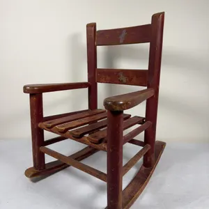 VTG Child’s Wood Rocking Chair
