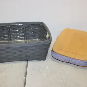 Woven Basket & Lid