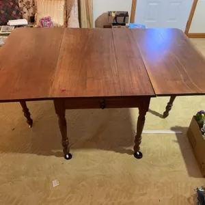 Dropleaf wooden table - 41x64x29