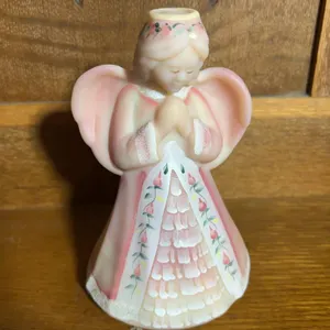 Fenton hand painted angel figurine