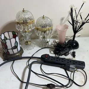 (5) decorative electric lamps