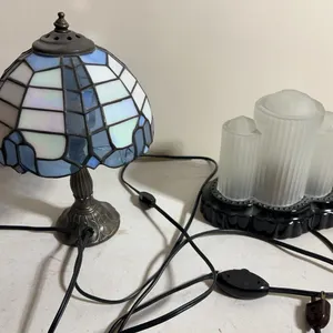 (2) decorative electric lamps