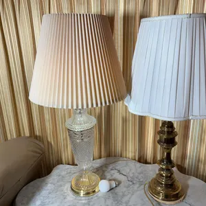 (2) large table lamps