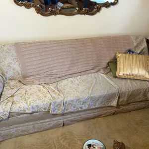 Large upholstered couch - approx. 7.5 ft. Wide