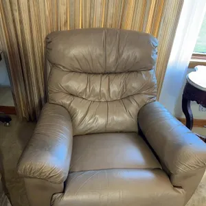 Tan rocker recliner