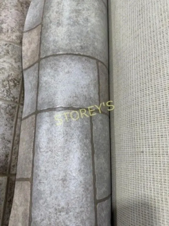 Stone Tile Vinyl Roll ~21'4" x 12'