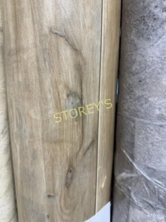 Wood Look Vinyl Roll ~5'8 x 12'