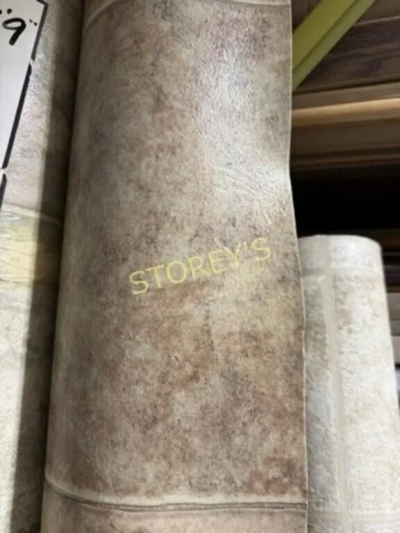 Redish / Brown Vinyl Roll ~9'2 x 12'