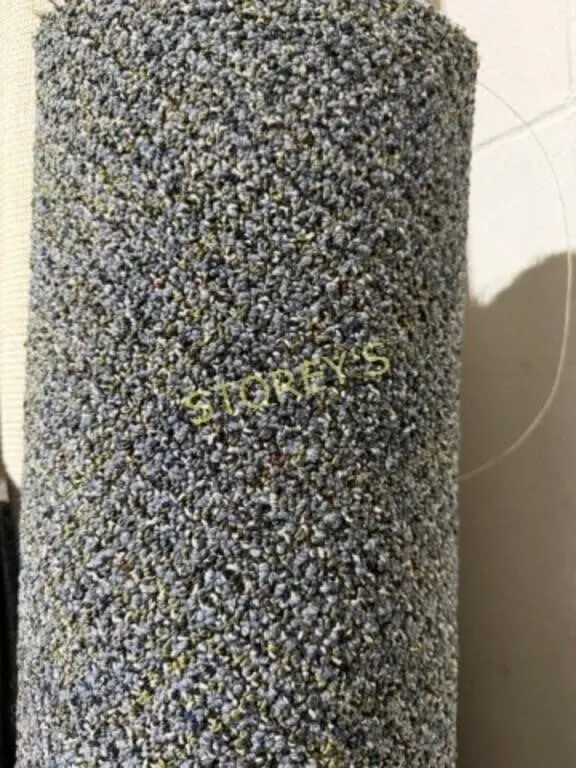 Blue Speckle Carpet ~6'3" x 12'