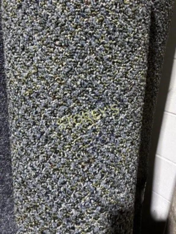 Blue Speckle Carpet ~6'6" x 5''